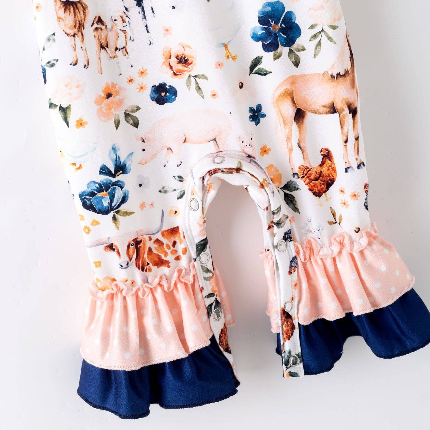 Blooming Farm Baby Romper