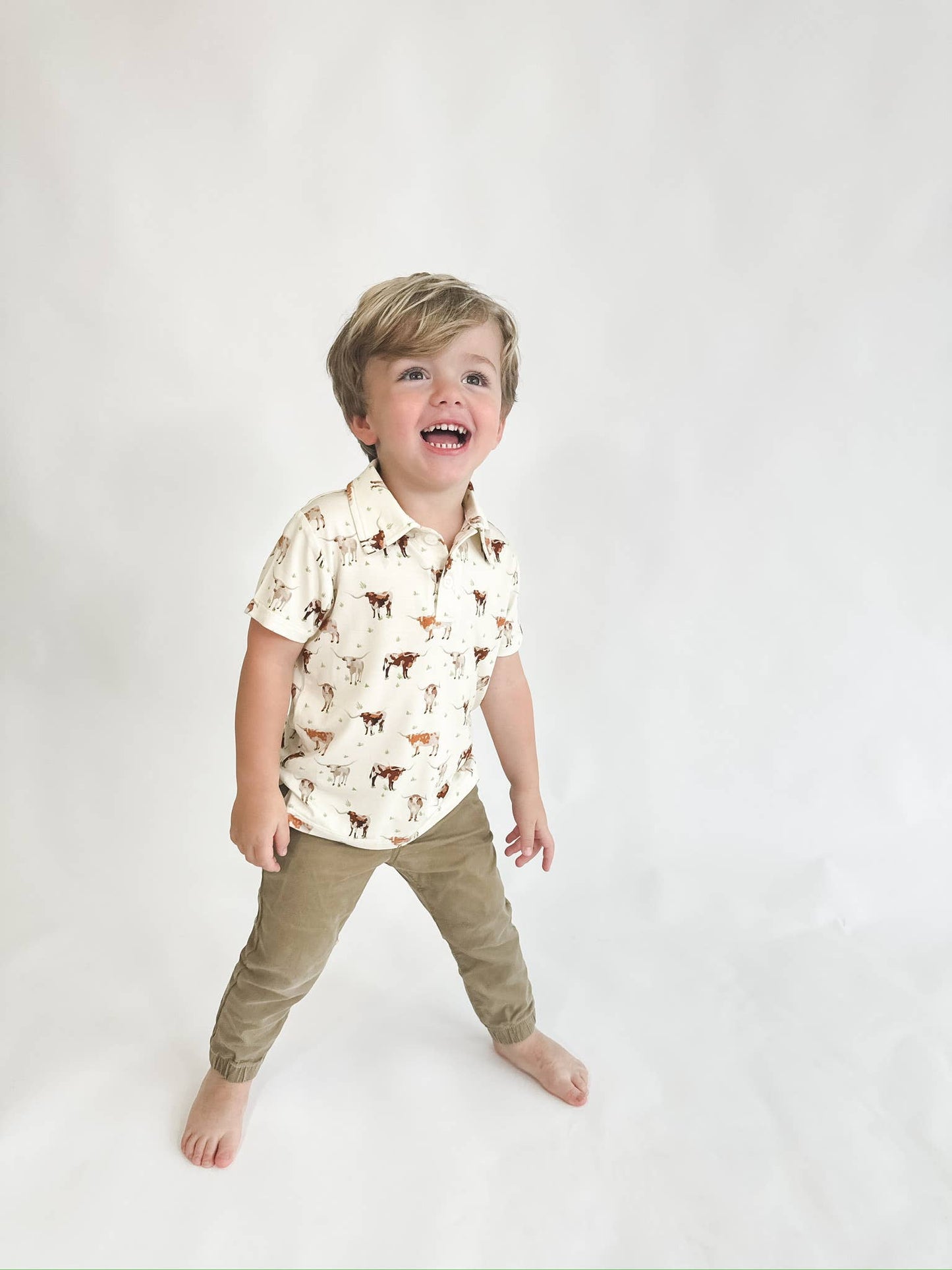 Longhorns Cows - SS Polo Shirt