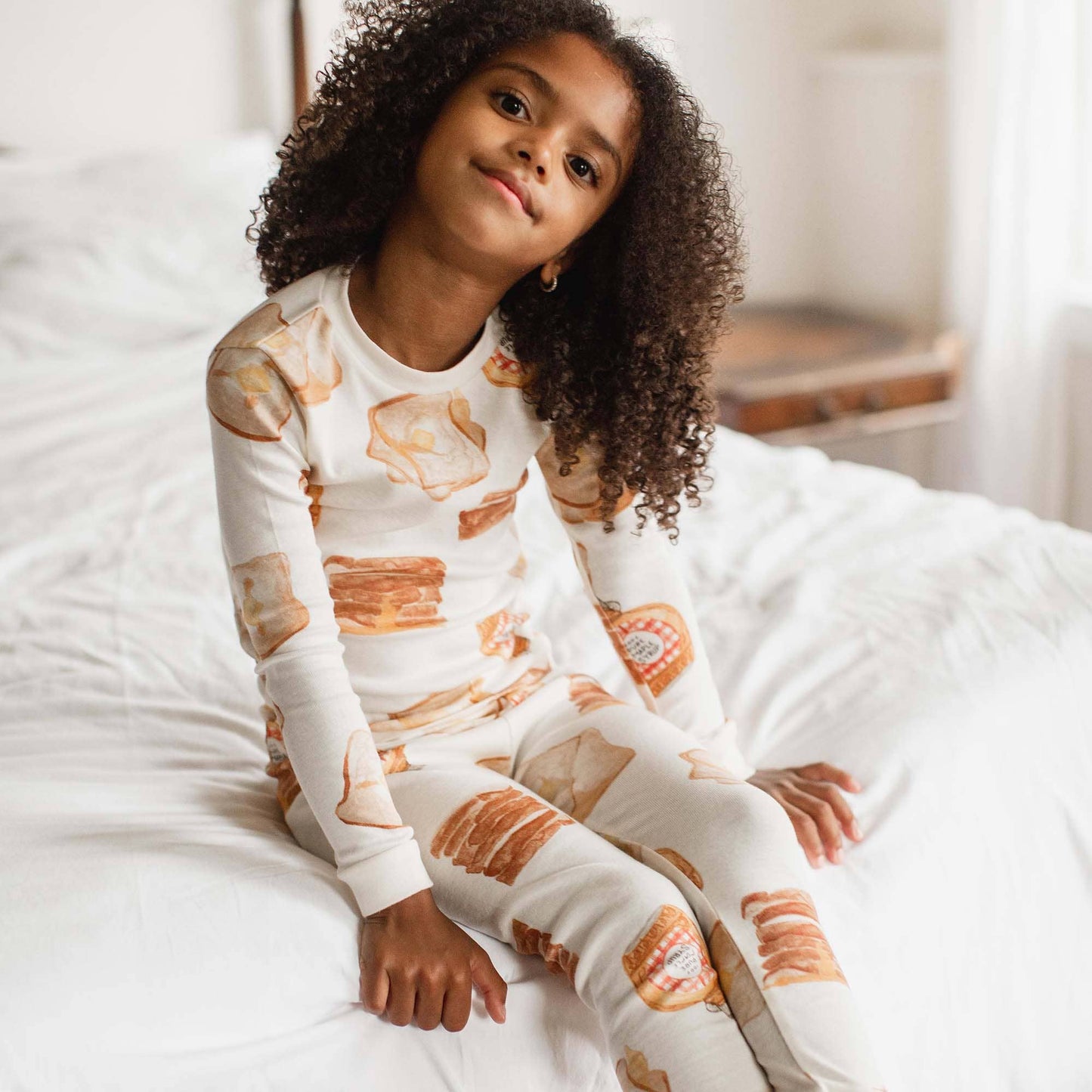 French Toast Toddler PJ Set