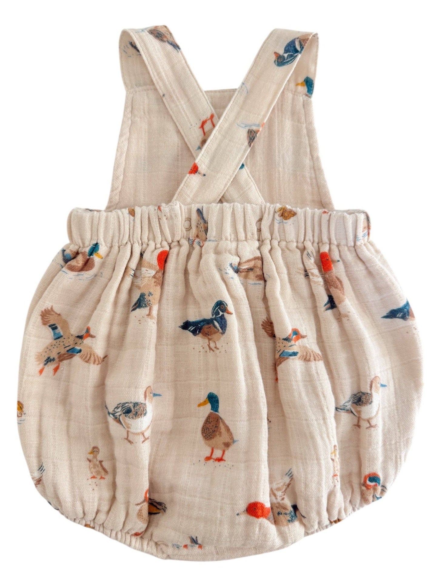 Ducks / Muslin Retro Sunsuit