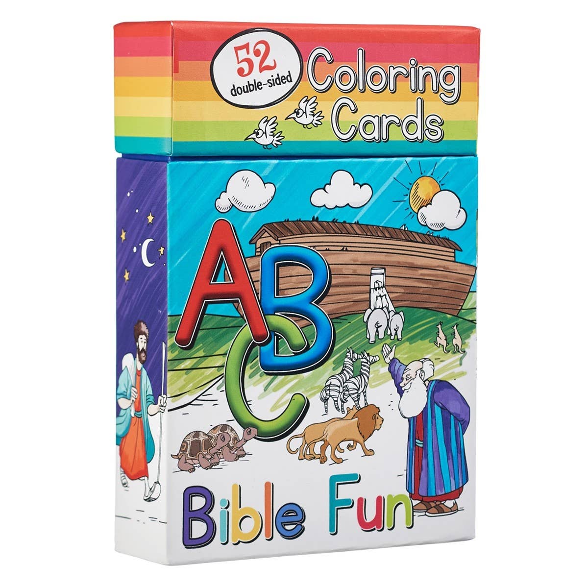 Coloring Cards Boxed 52 ABC Bible Fun for Kids
