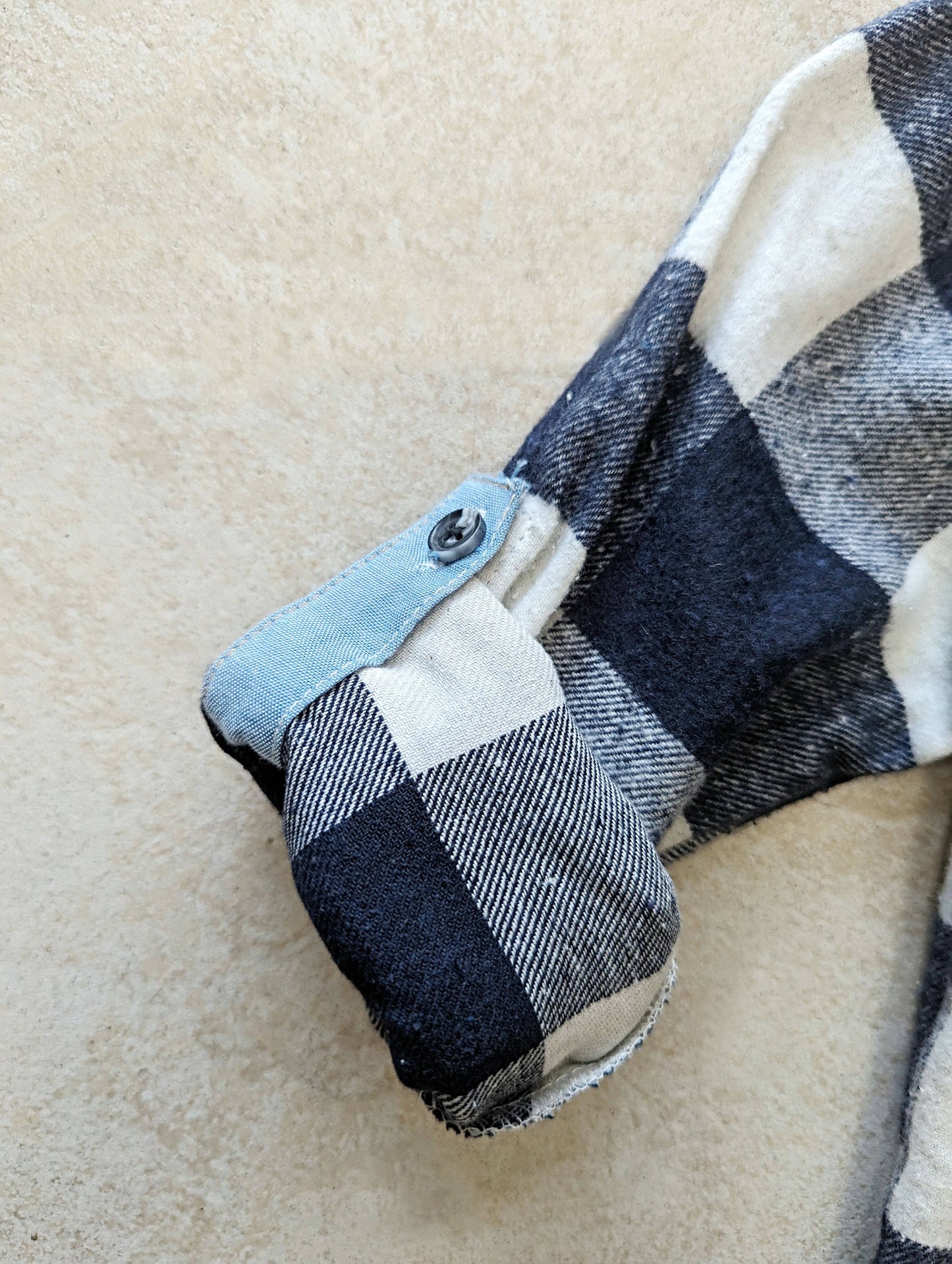 Boys Flannel Shirt with Removable Tie