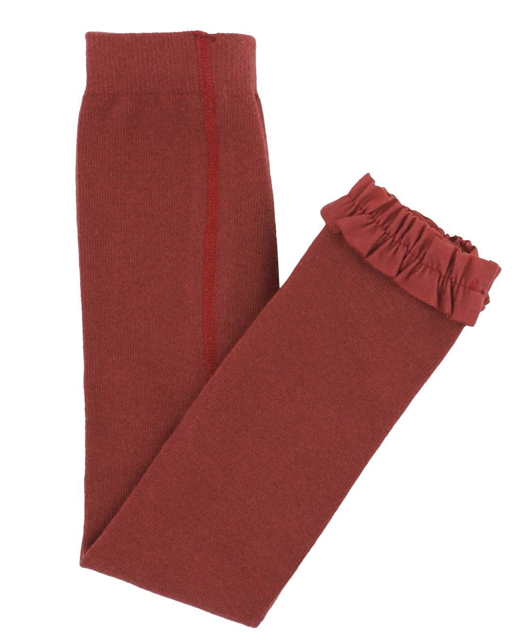 Girls Rosewood Footless Ruffle Tights