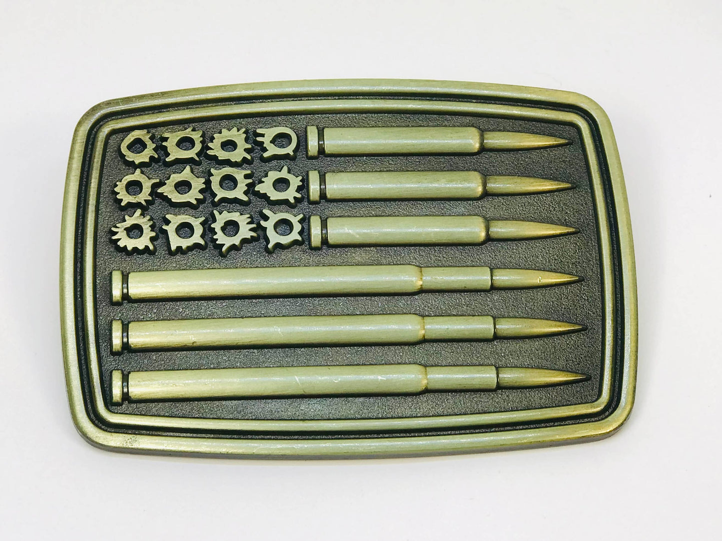 Bullet Flag Belt Buckle 1788