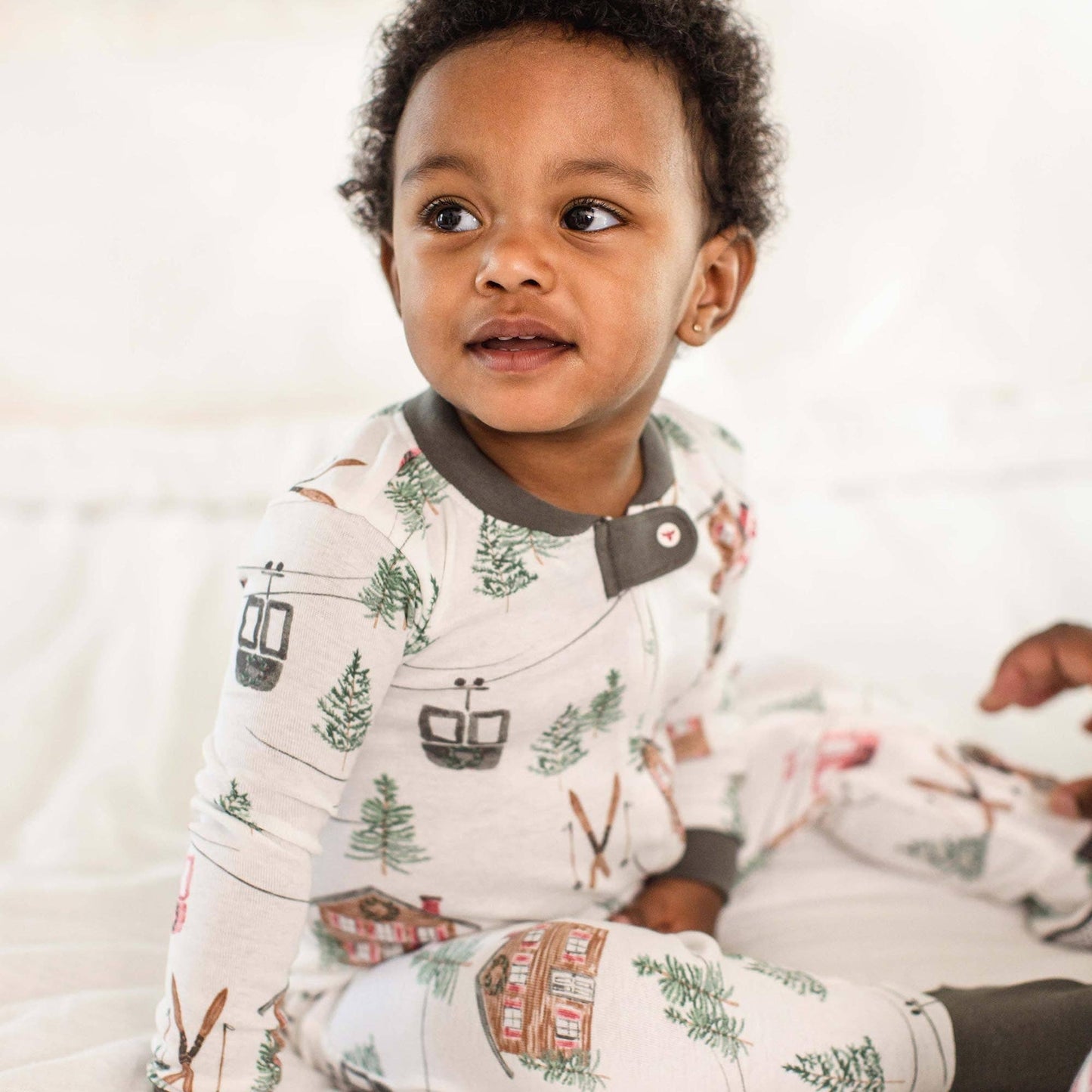 Ski The Alps Matching Family Pajamas