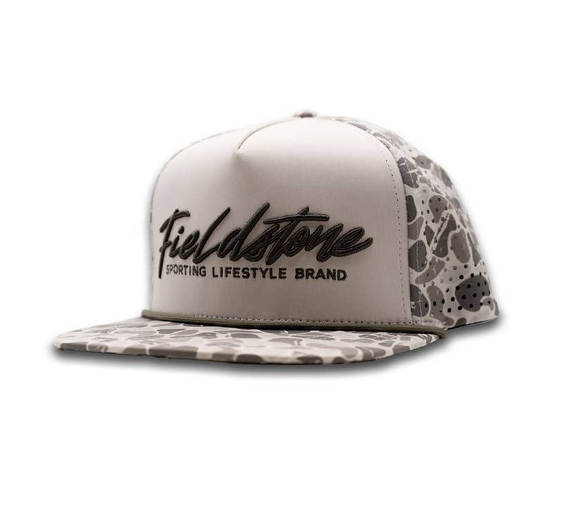 Script Logo Marsh Camo Performance Rope Hat (RH-226)