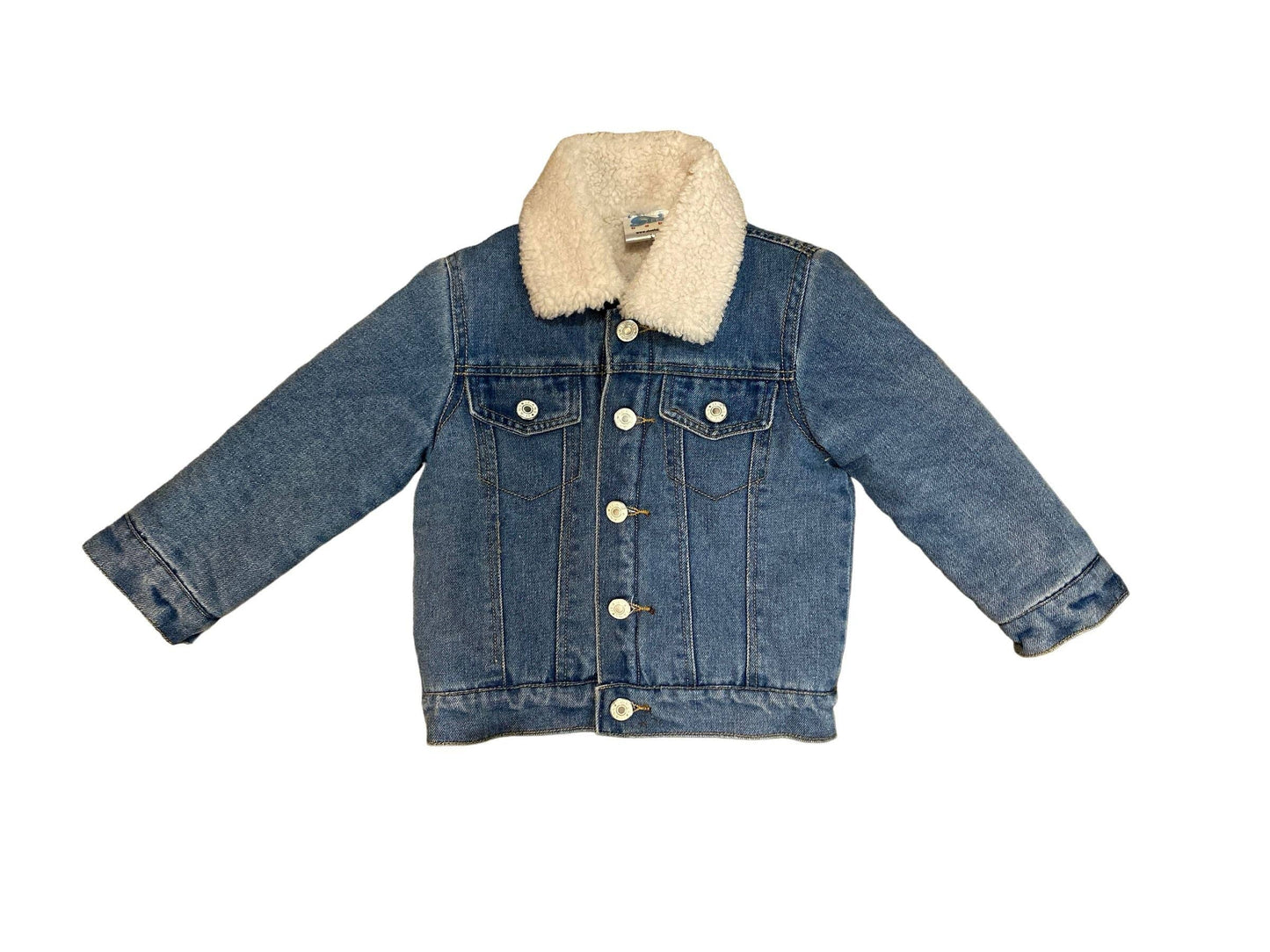 Boys Denim Wool Jacket
