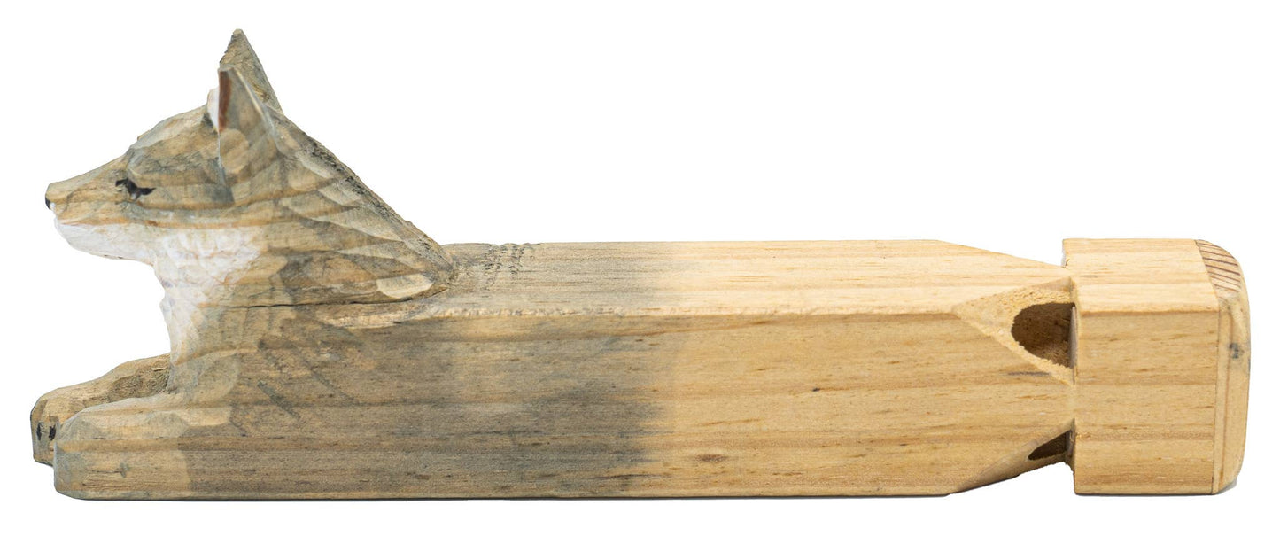 Hand Carved Animal Train Whistles