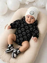 Hooded Bubble Romper | Electric Smiley