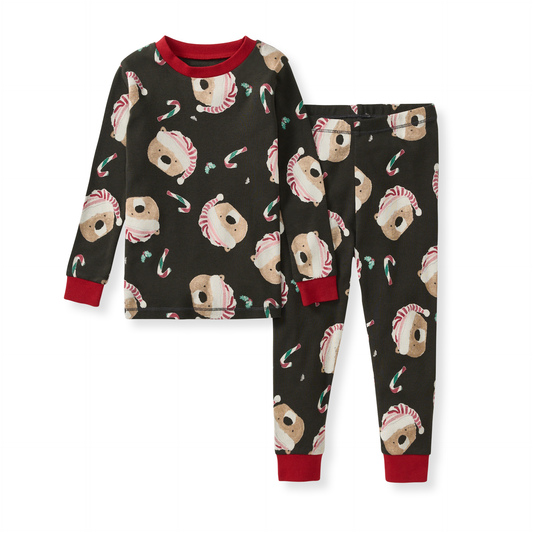 Candy Cane Bears Matching Family Pajamas