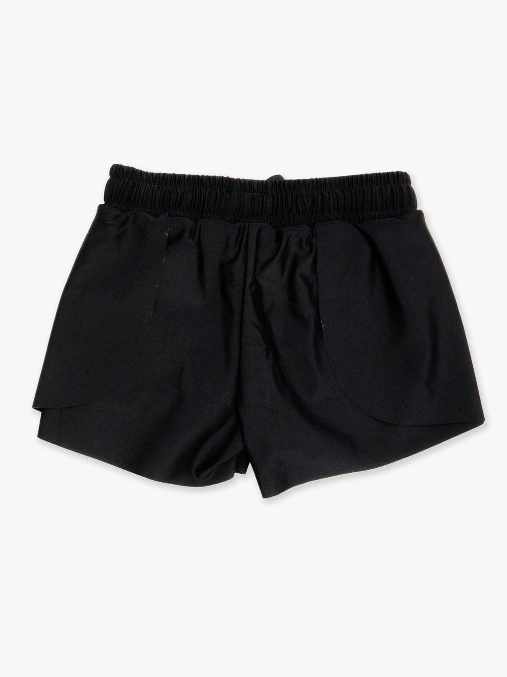 Girls Black Active Butterfly Shorts