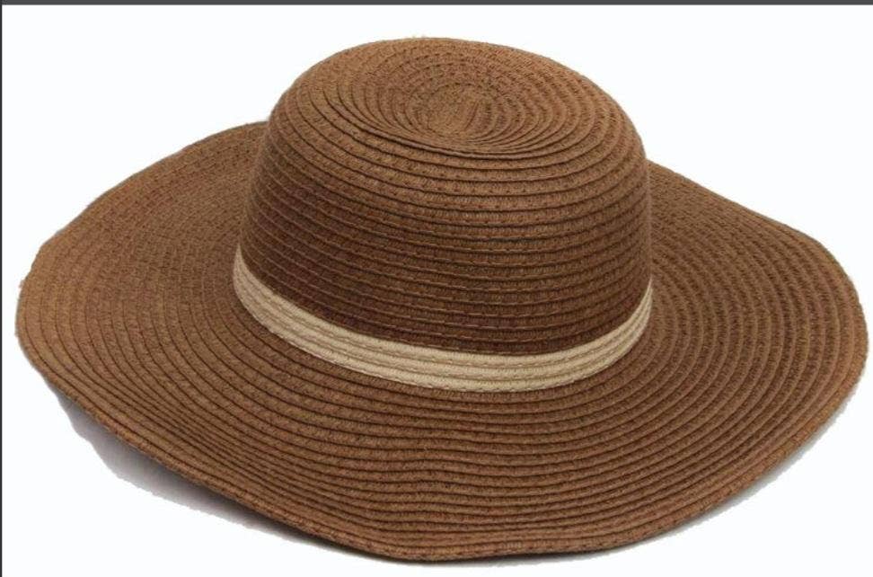 Toddler Kids  Straw Floppy Hat Beach Sun