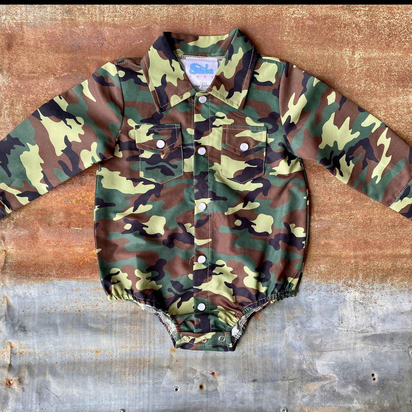 LONG SLEEVE CAMO PEARL SNAP