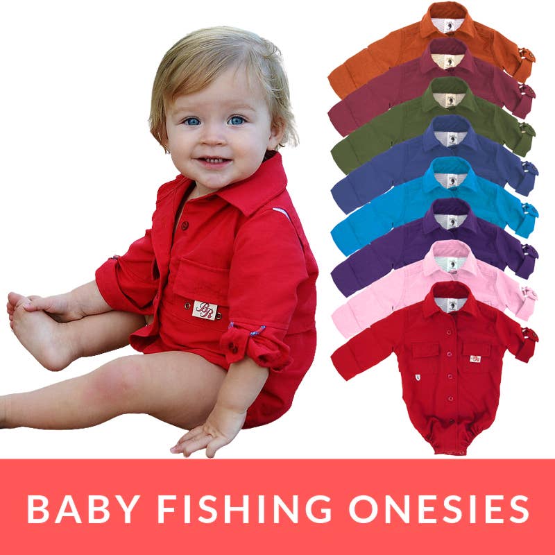 The Original Infant Fishing Shirt - Baby Fishing Onesies