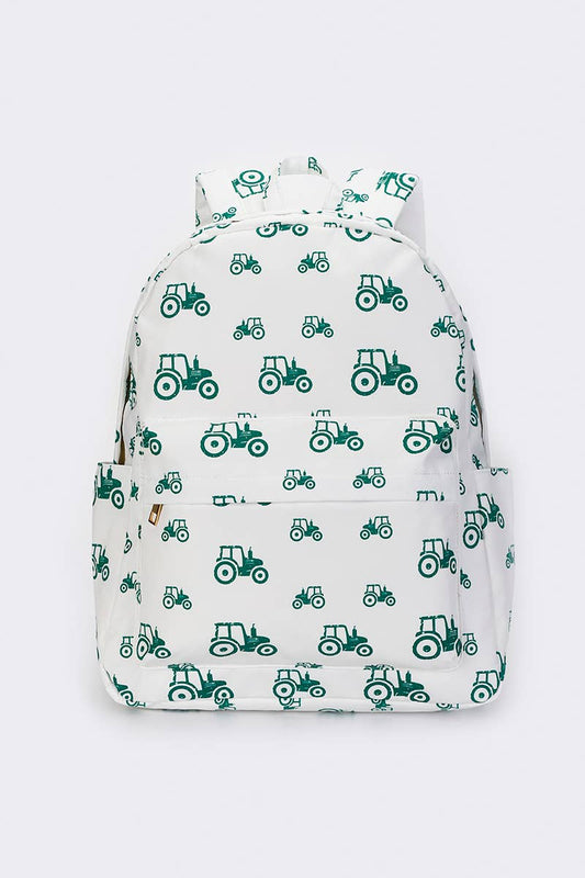 Green Tractors Boys Backpacks