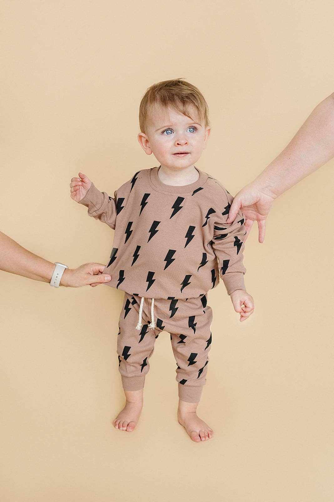 Jogger Set | Mocha Bolts