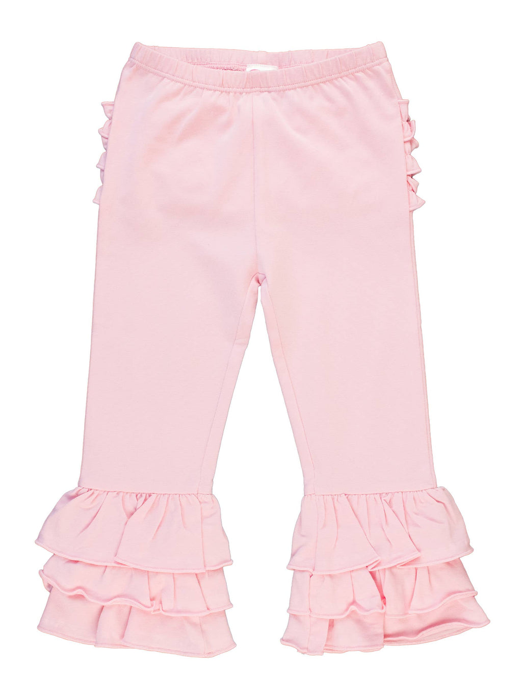 Baby Girls Pink Ruffle Flare Pants