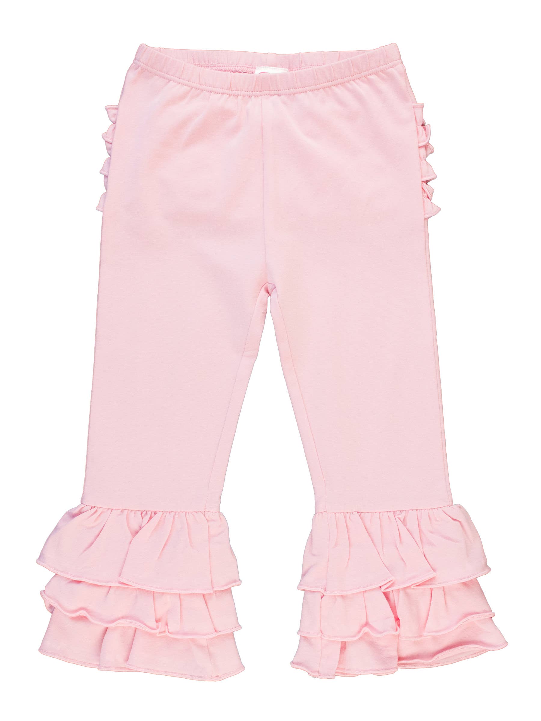 Baby Girls Pink Ruffle Flare Pants