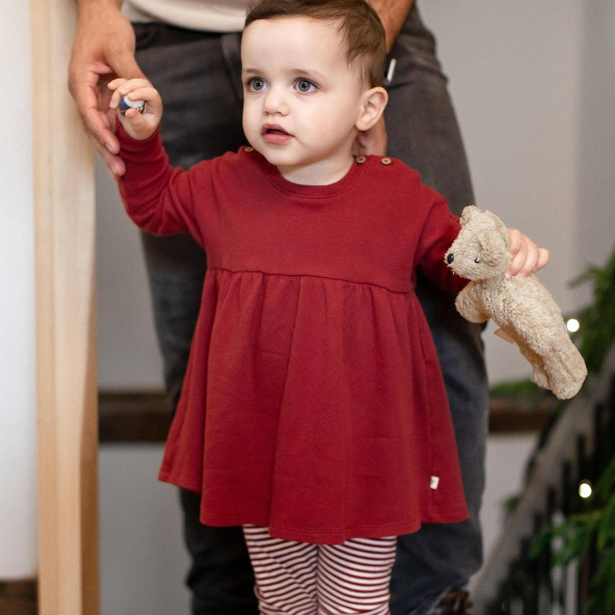 Thermal Organic Girl Tunic & Pants Set