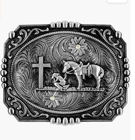 Praying Cowboy Belt Buckle 1790ATS