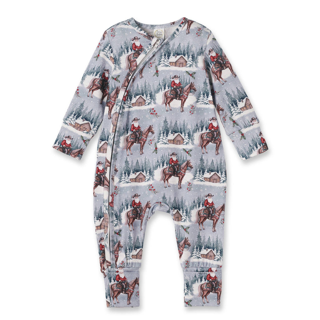 Cowboy Christmas Family Matching Soft Bamboo Pajamas