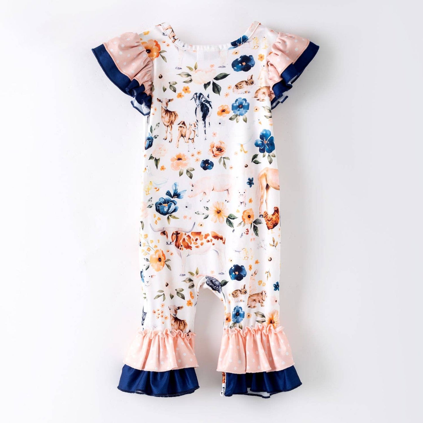 Blooming Farm Baby Romper