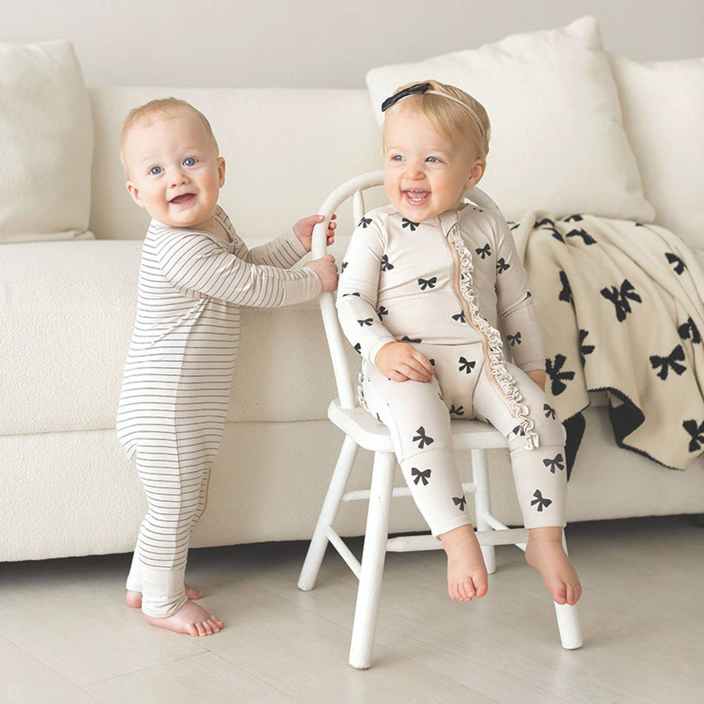Cozy Romper - Stripes