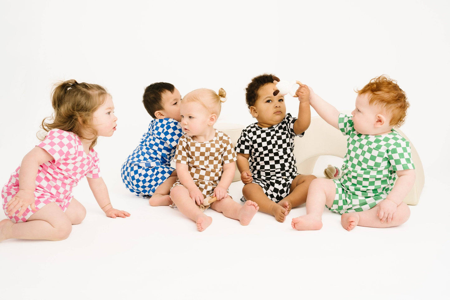 Black Checkered Pocket Set