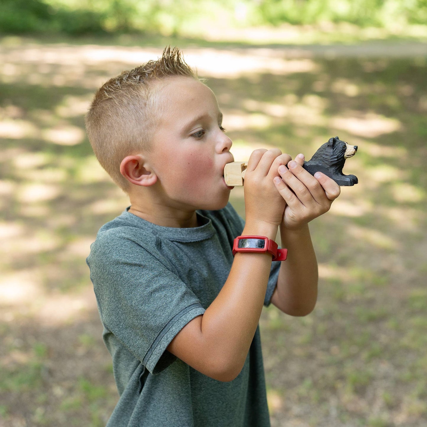 Hand Carved Animal Train Whistles