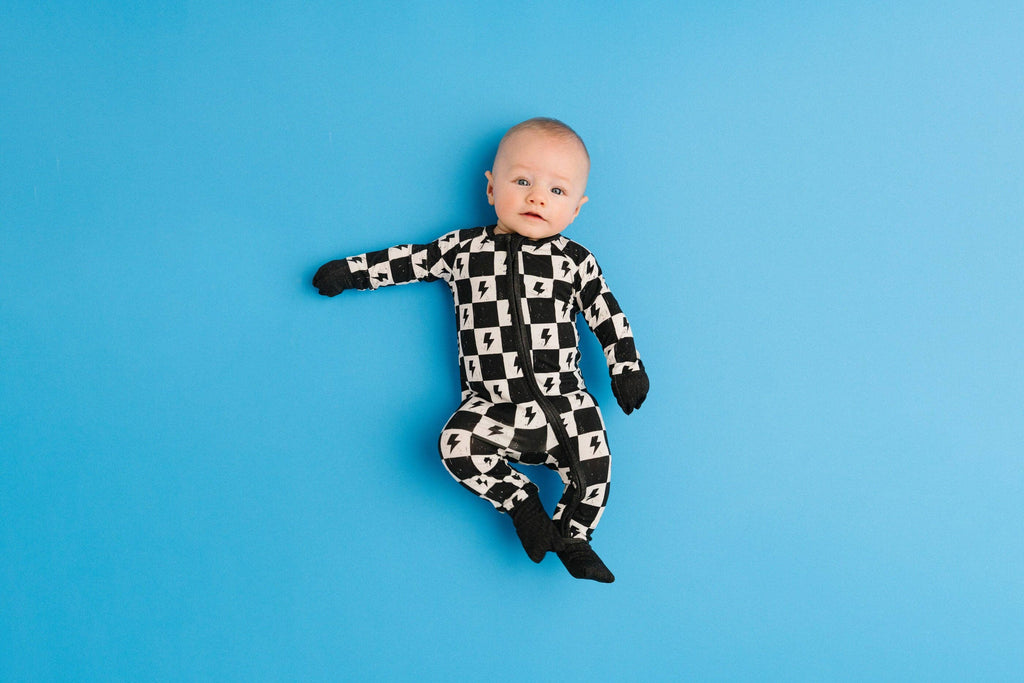 Electric Checkered Bamboo Sleeper