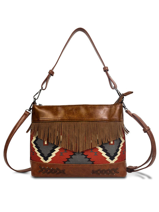 Fringe Aztec Western Shoulder Bag