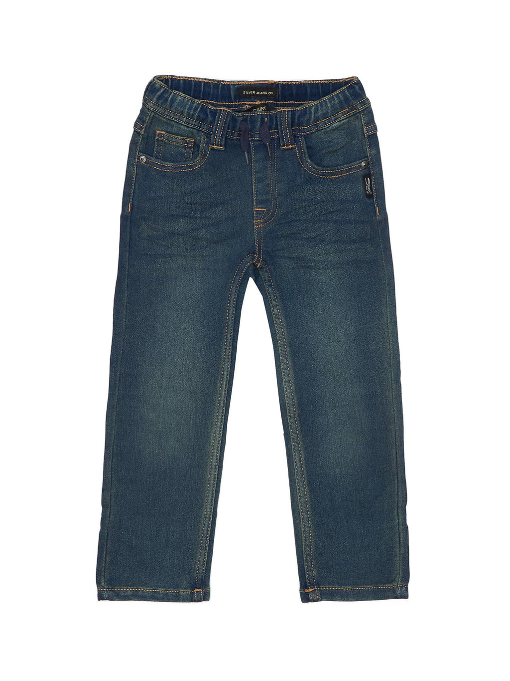 *Cairo Boys City Skinny Fit Knit Denim