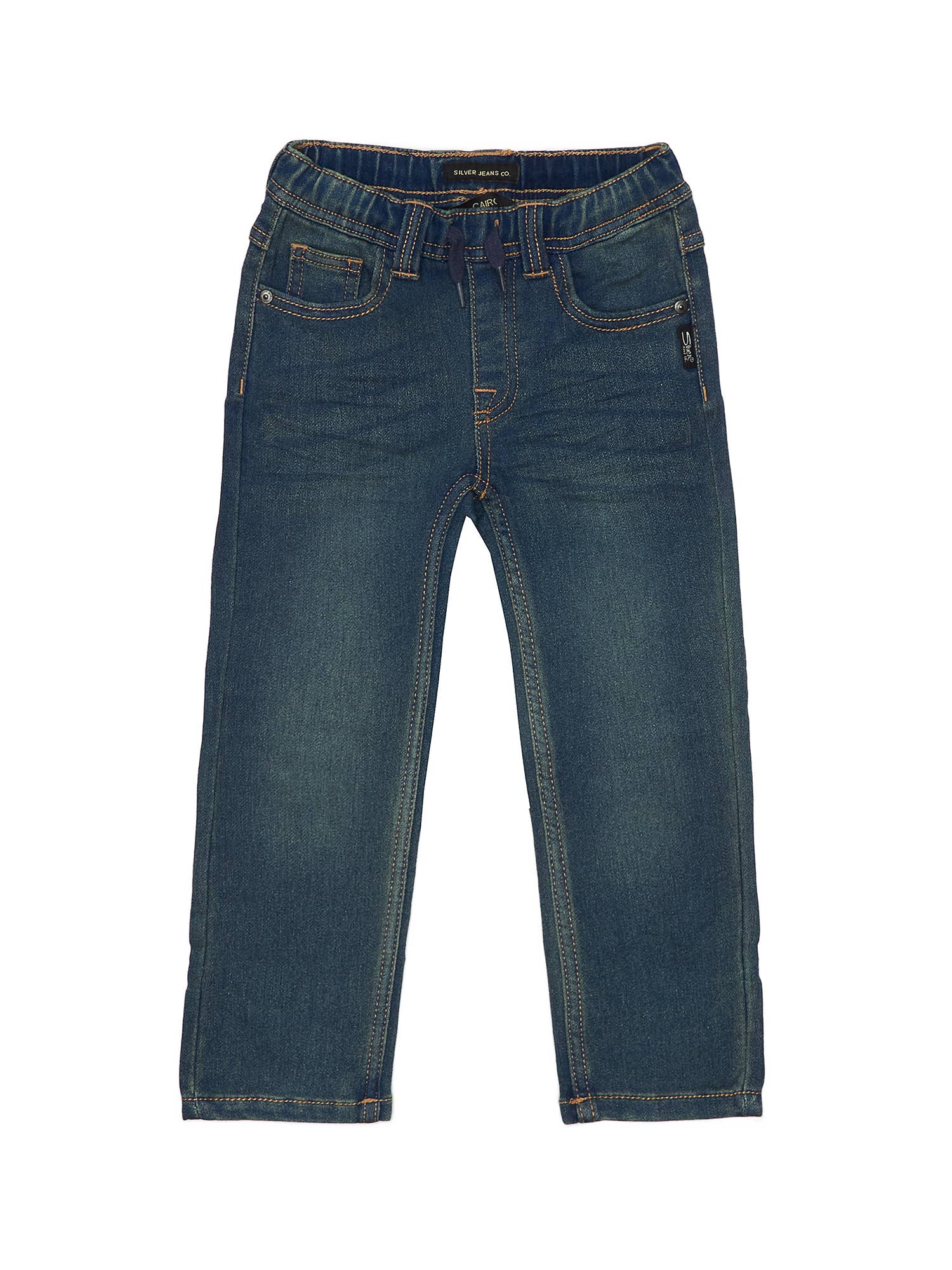 *Cairo Boys City Skinny Fit Knit Denim