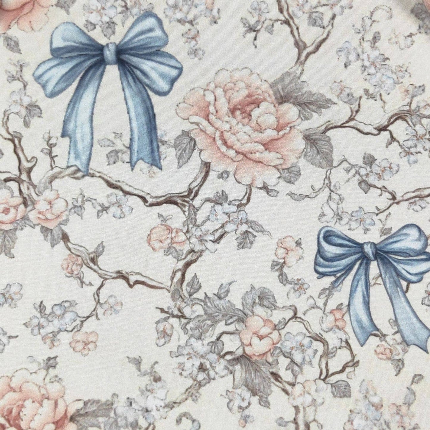 Blue Vintage Coquette Girls Set