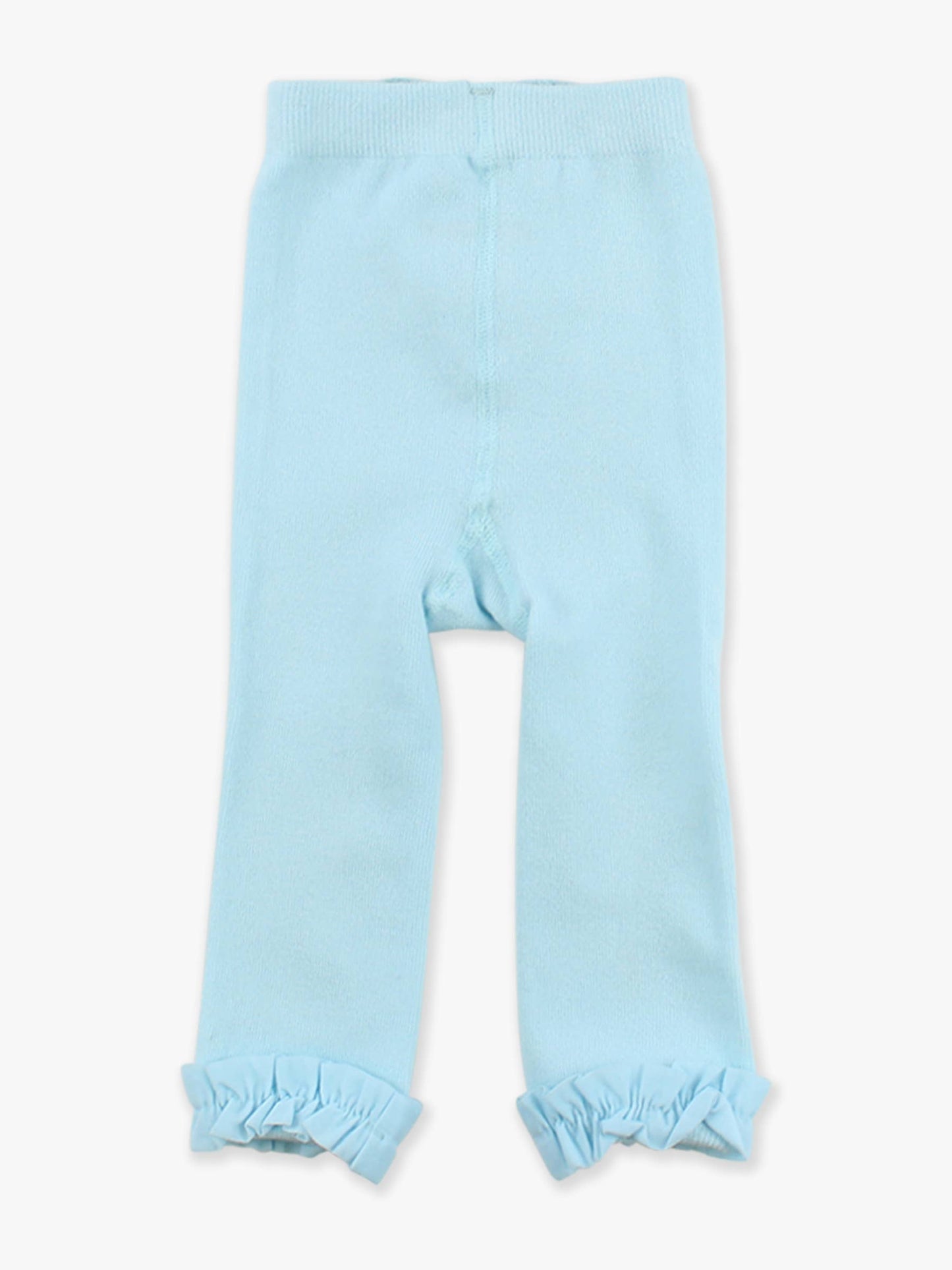 Girls Ocean Tide Footless Ruffle Tights