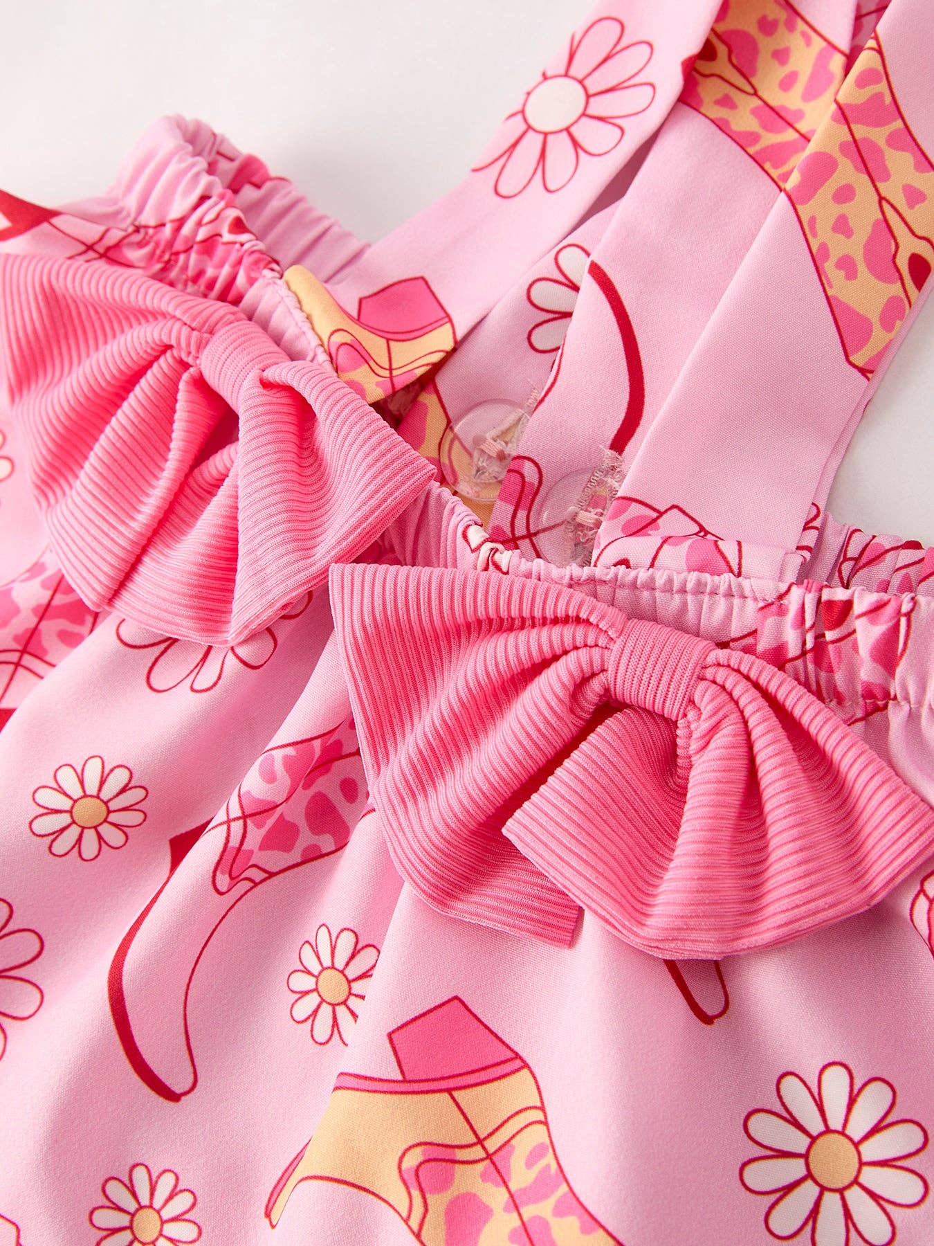 Girls Leopard Romper