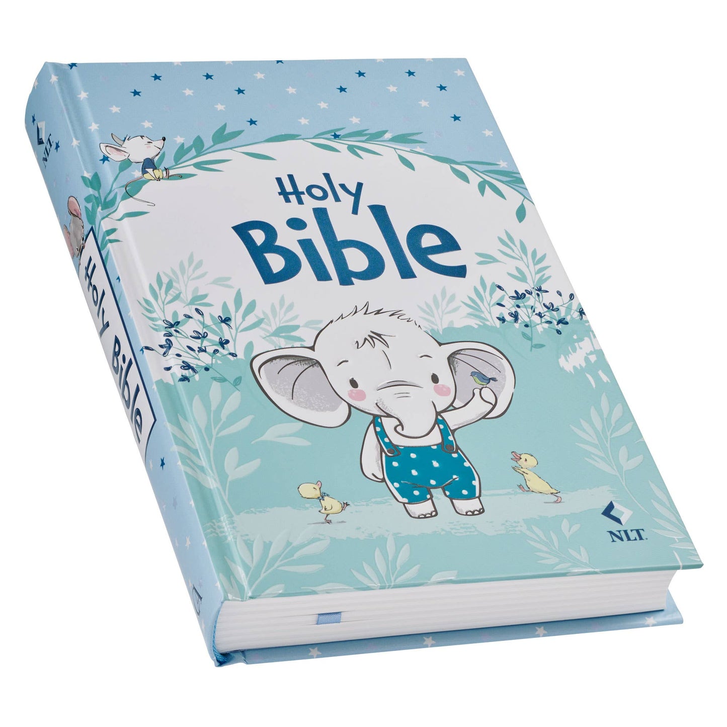 Bible NLT Infant Hardcover, Blue