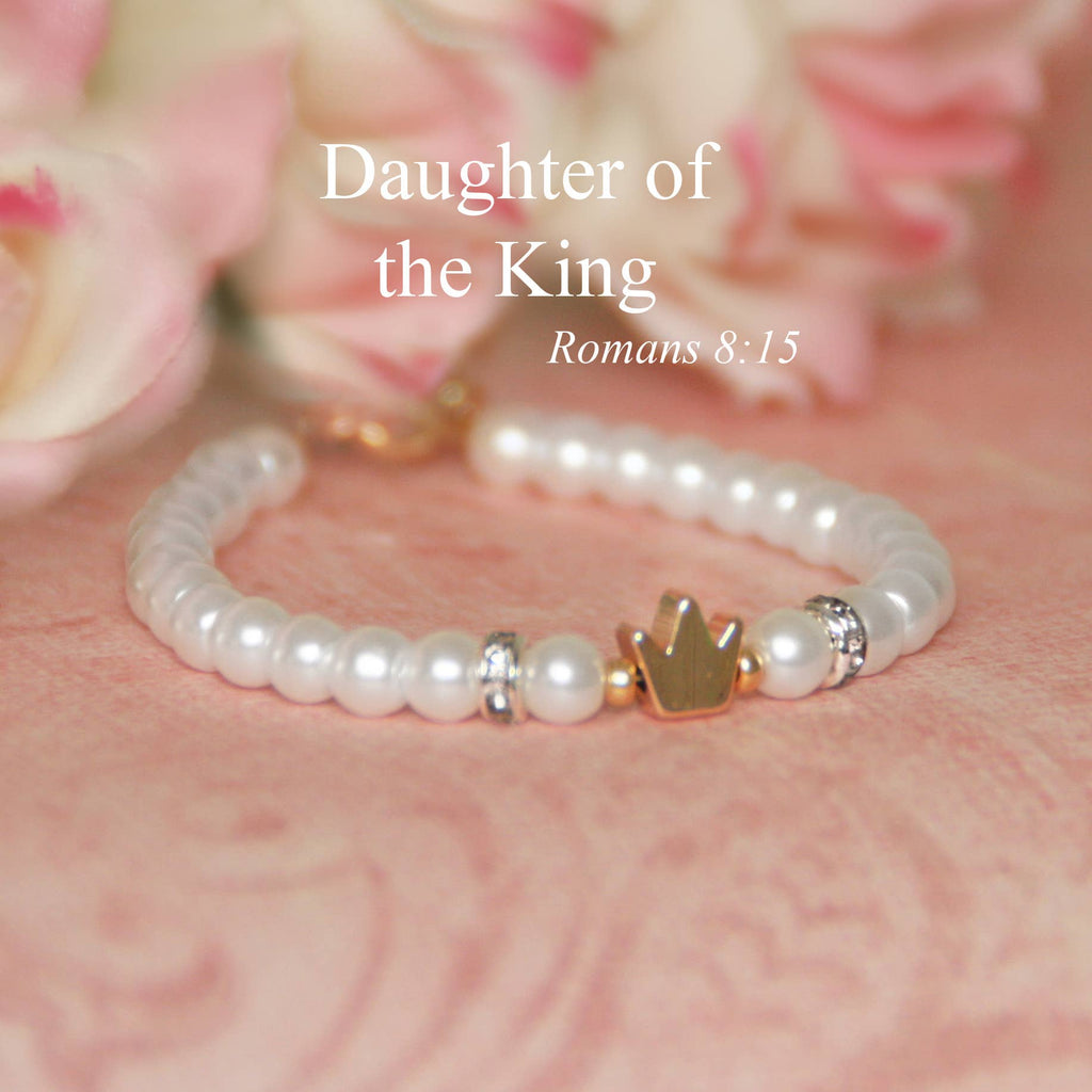 Daughter of The King Crown 5" Bracelet CJ-323