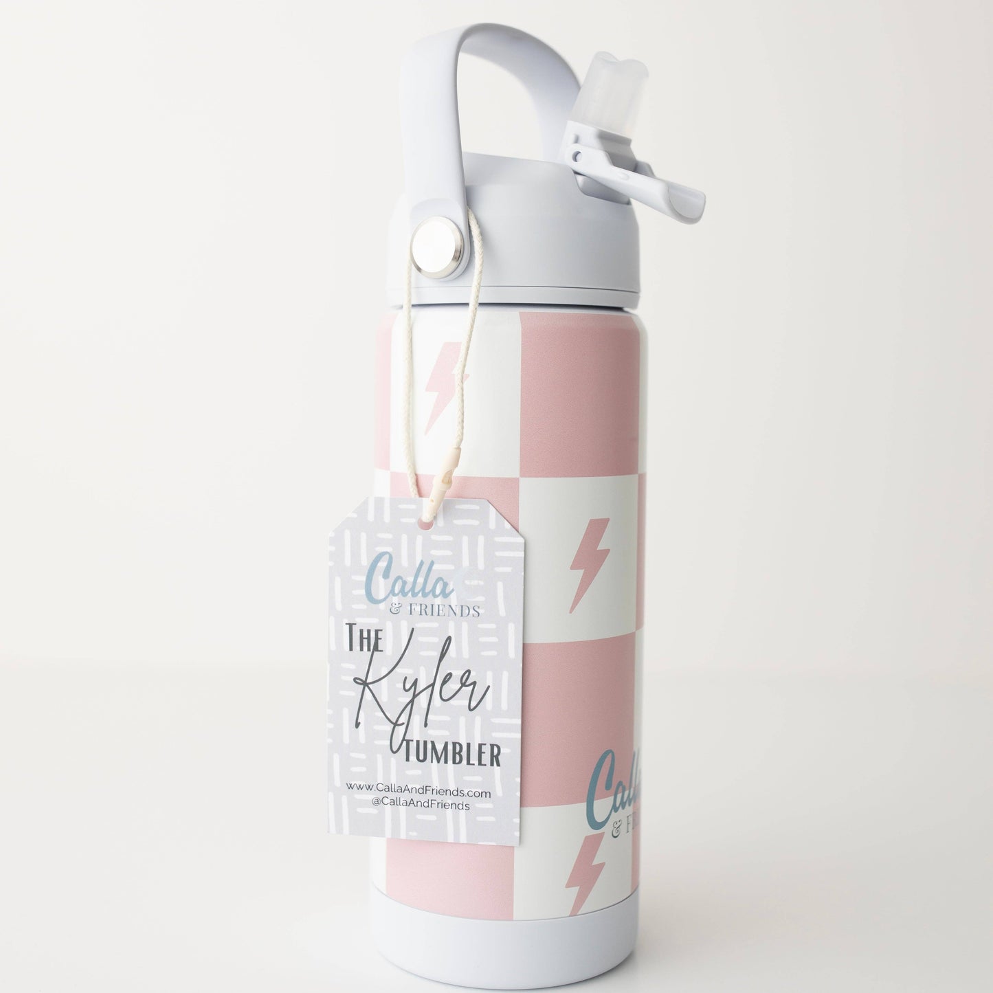 The Kyler Tumbler - Checkered Bolts