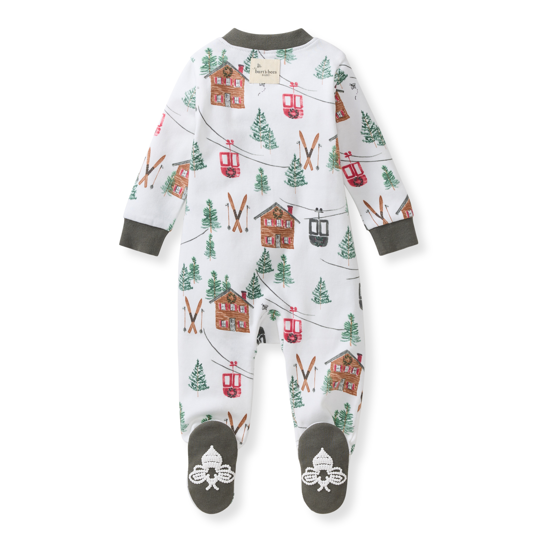 Ski The Alps Matching Family Pajamas