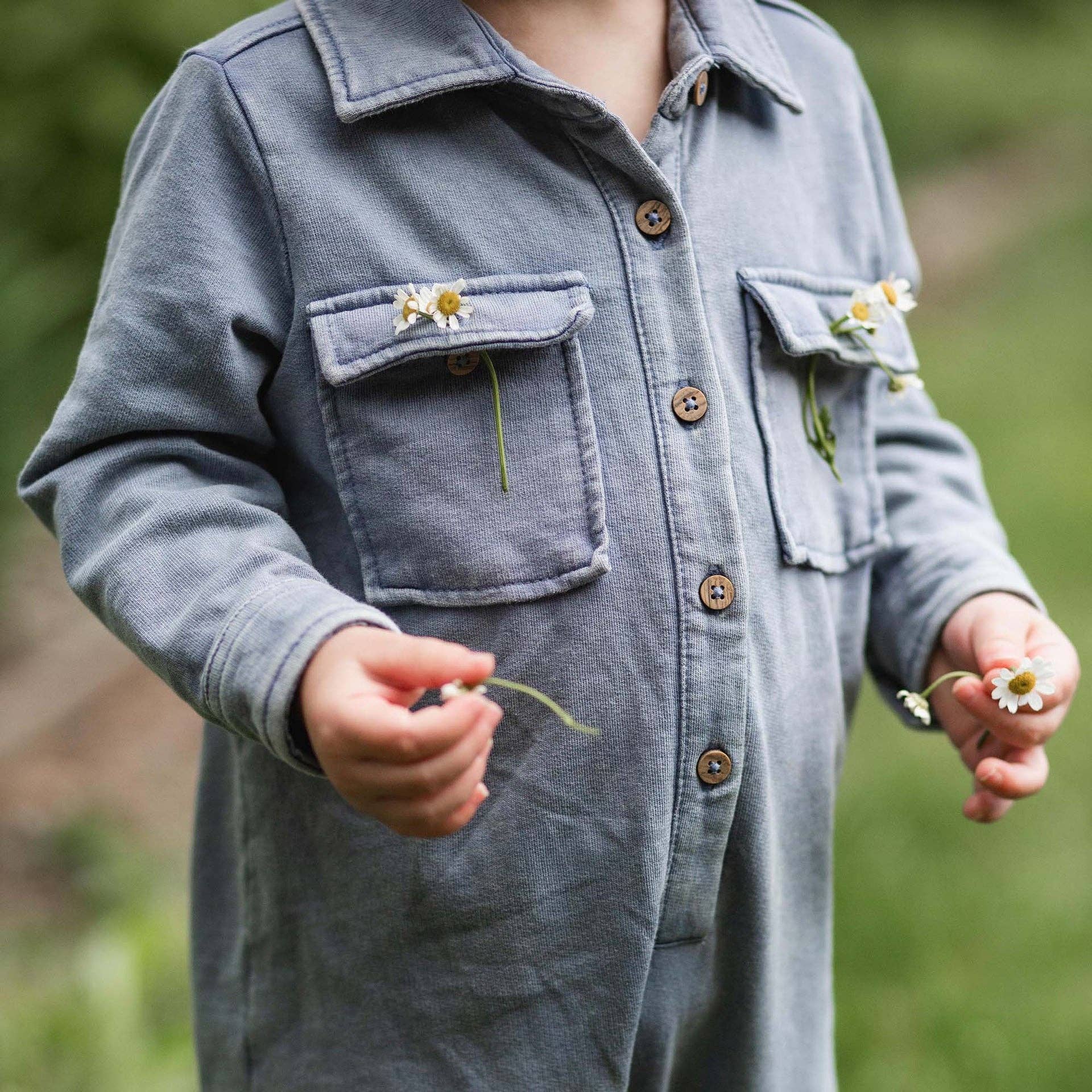 Acid Wash Infant Jumpsuit
