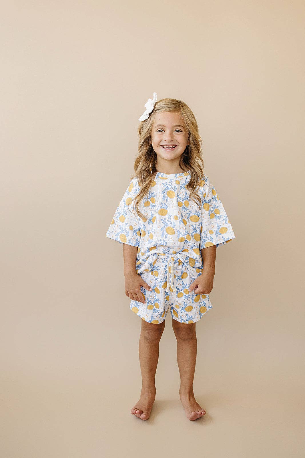 Baby & Kids' Cotton Shorts Set | Lemons