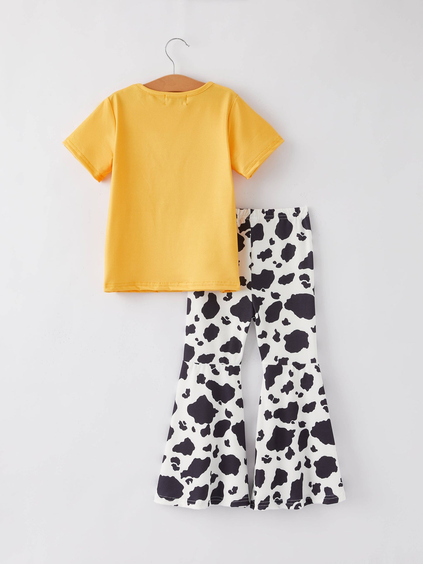 Girls Western Cow Leopard 2 Piece Set
