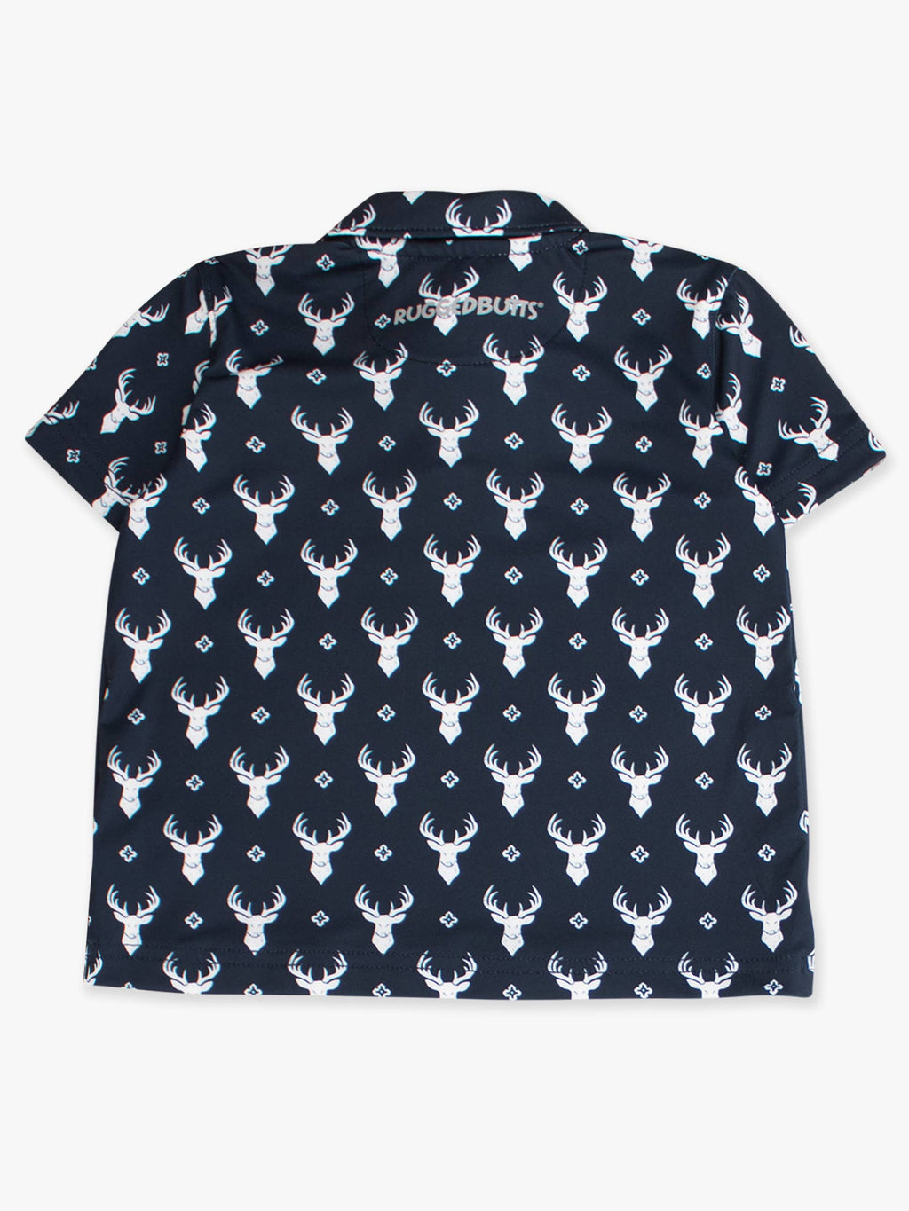 Boys Little Deer Lodge Knit Short Sleeve Performance Polo