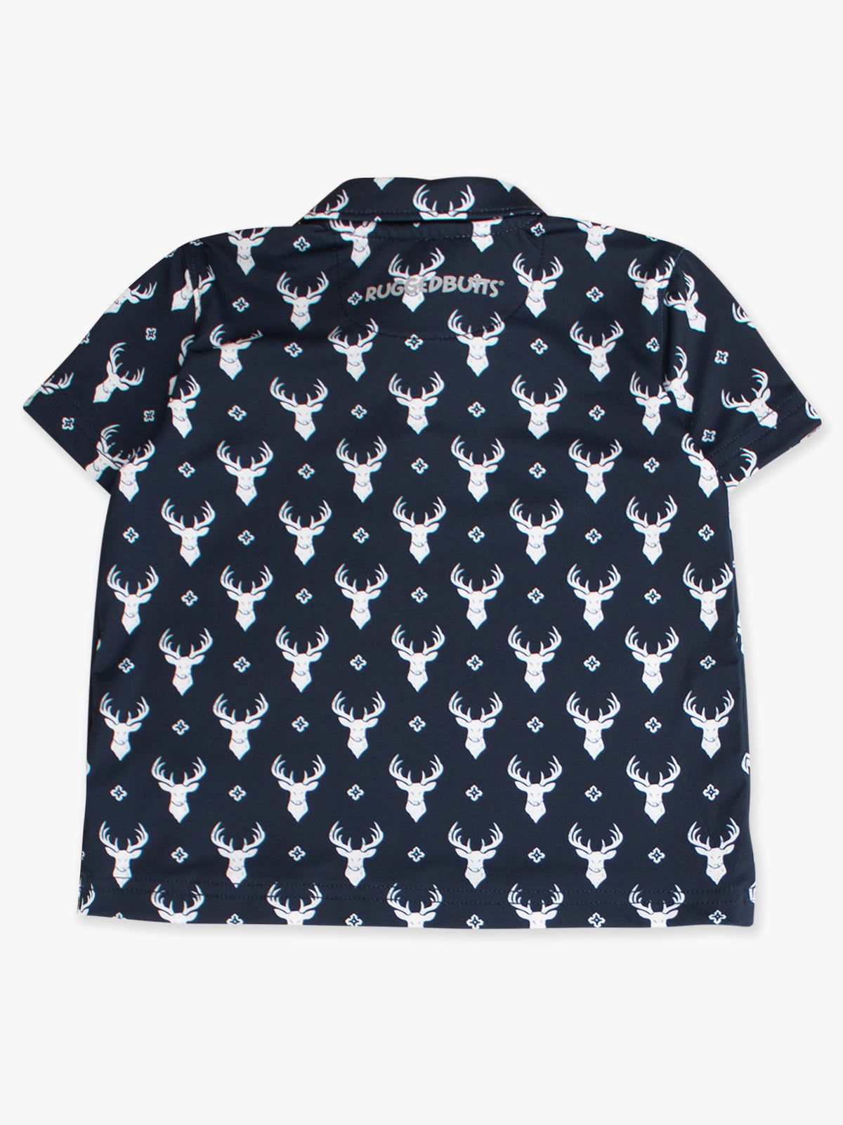 Boys Little Deer Lodge Knit Short Sleeve Performance Polo