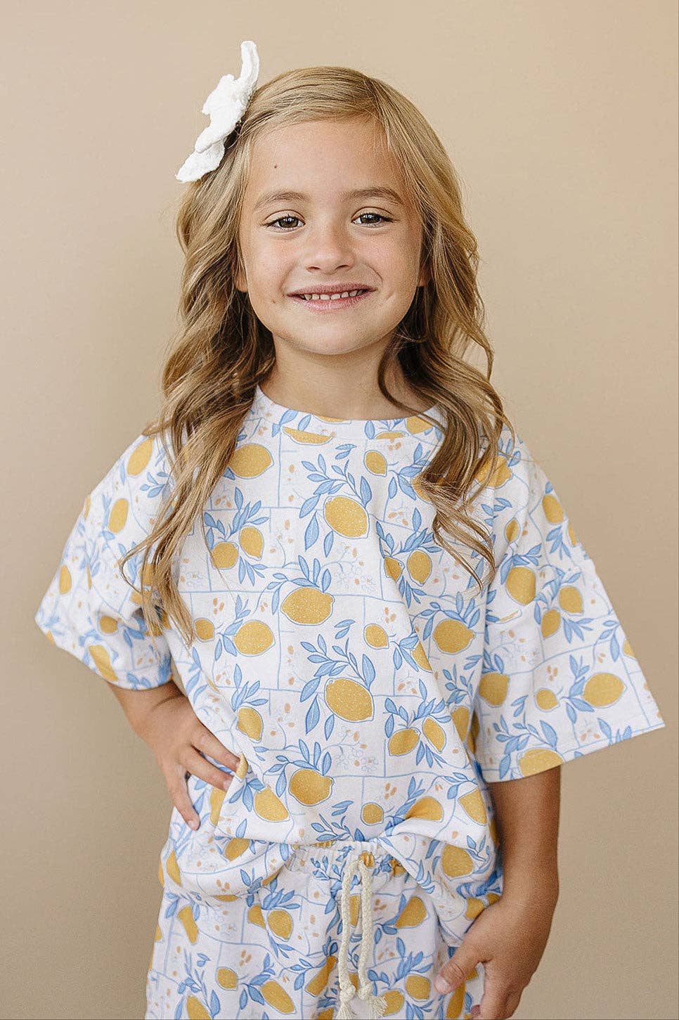 Baby & Kids' Cotton Shorts Set | Lemons