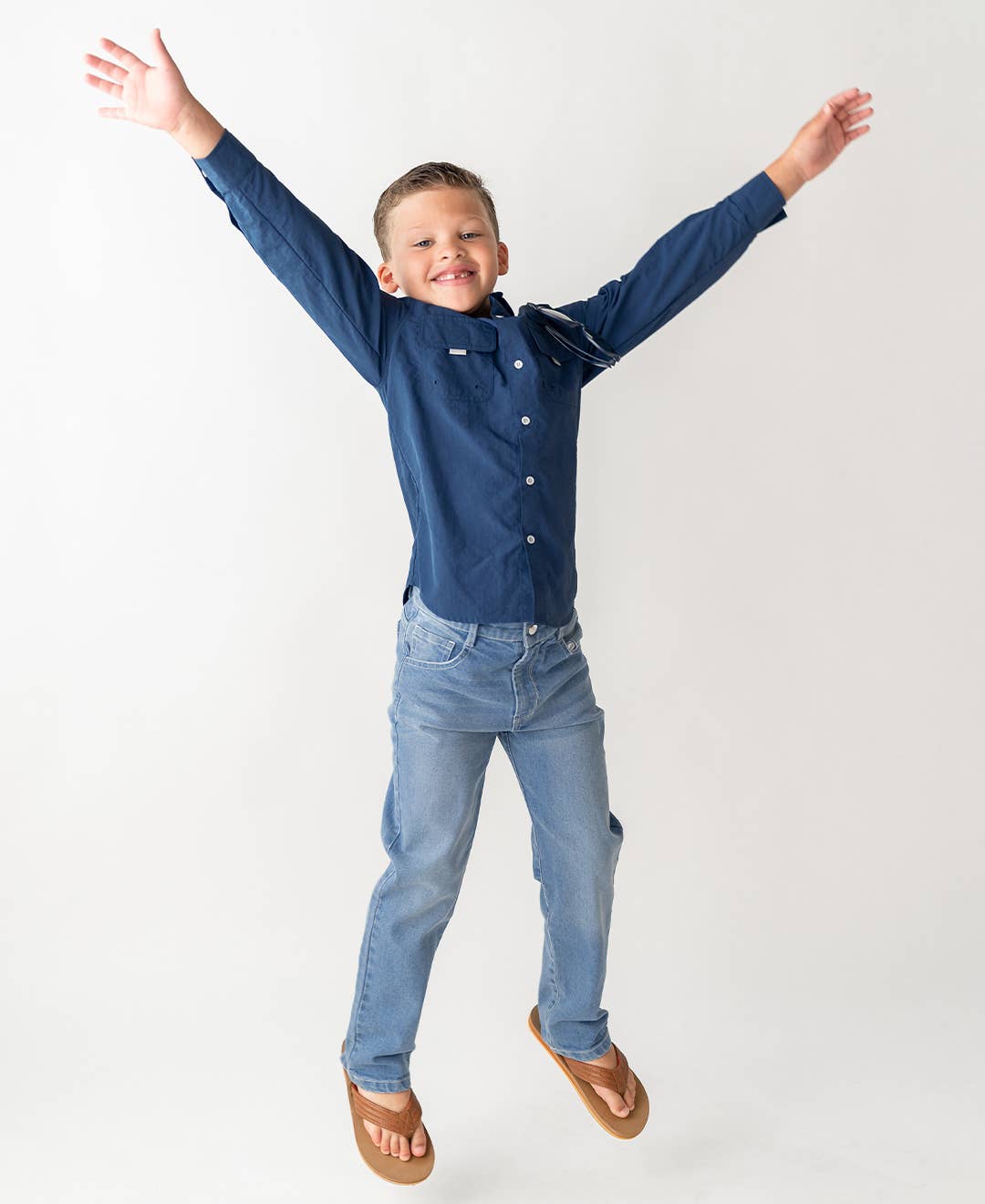Boys Light Wash Denim Denim Jeans