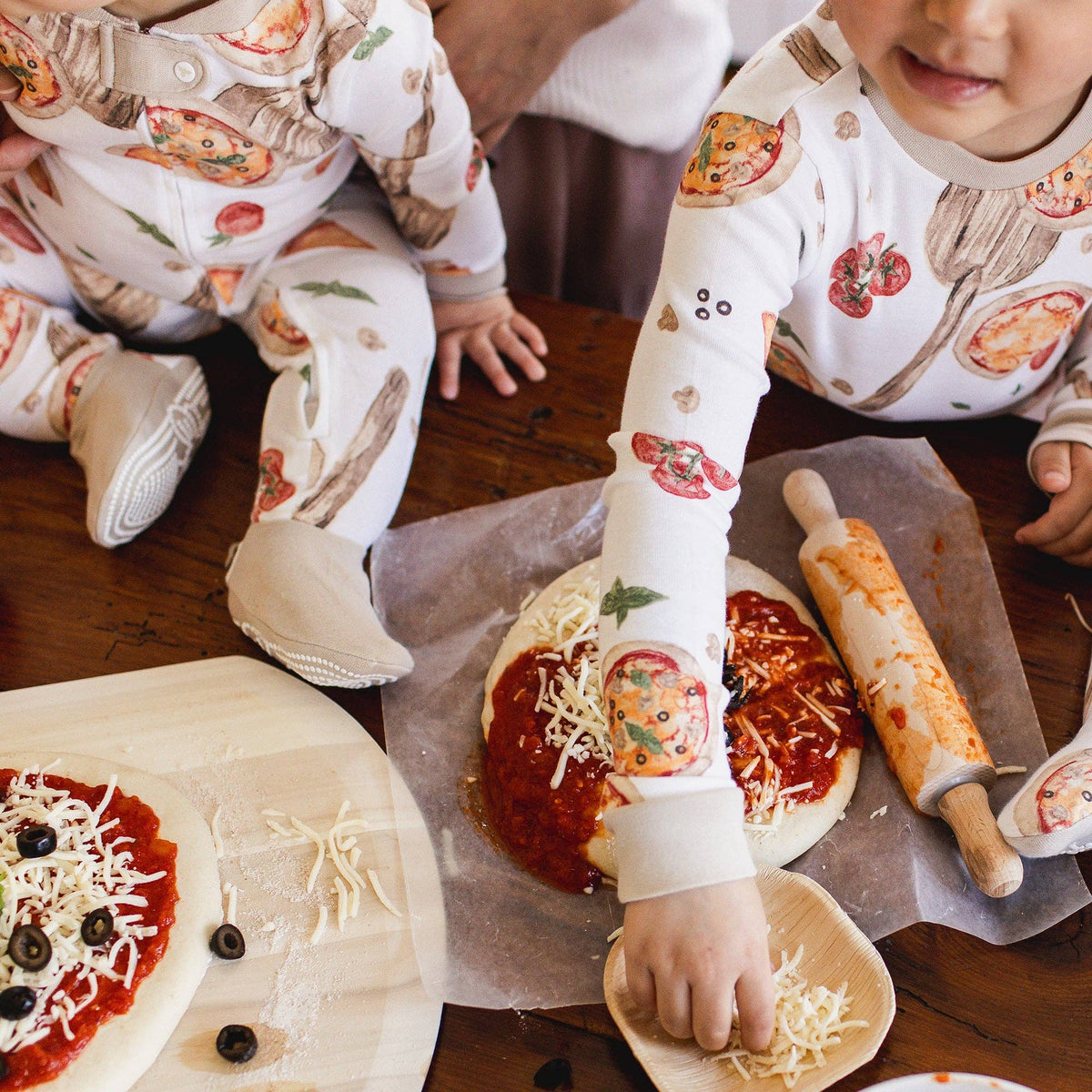 Brick Oven Pizza Kids PJ Set
