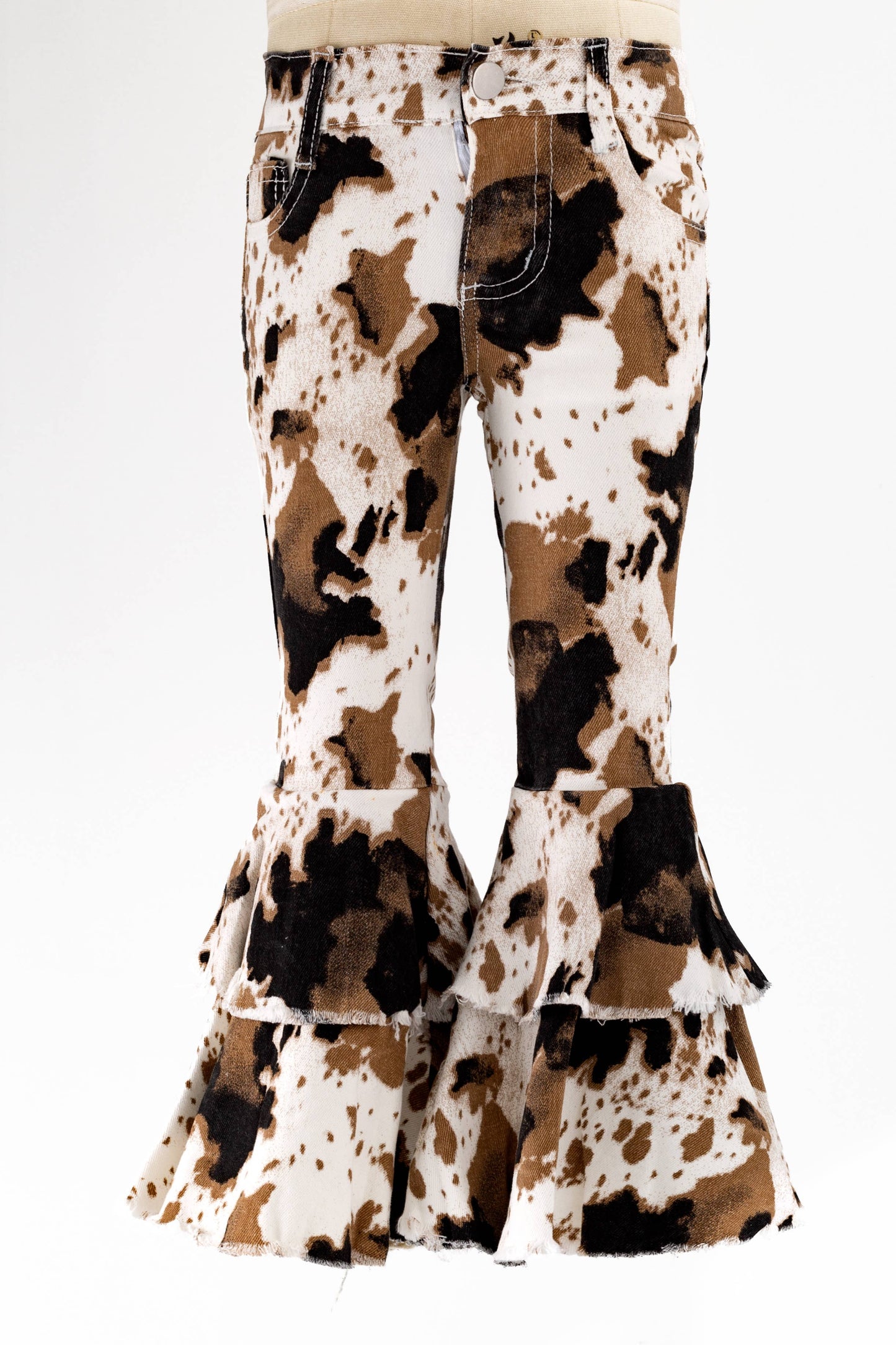 Cowhide Denim Flares