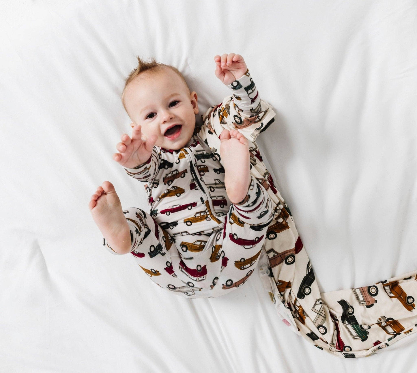 Cars Zipper Romper